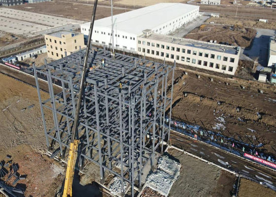 Construction de bâtiments en acier à plusieurs étages