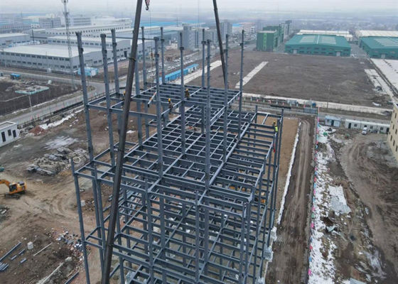 Construction de bâtiments en acier à plusieurs étages